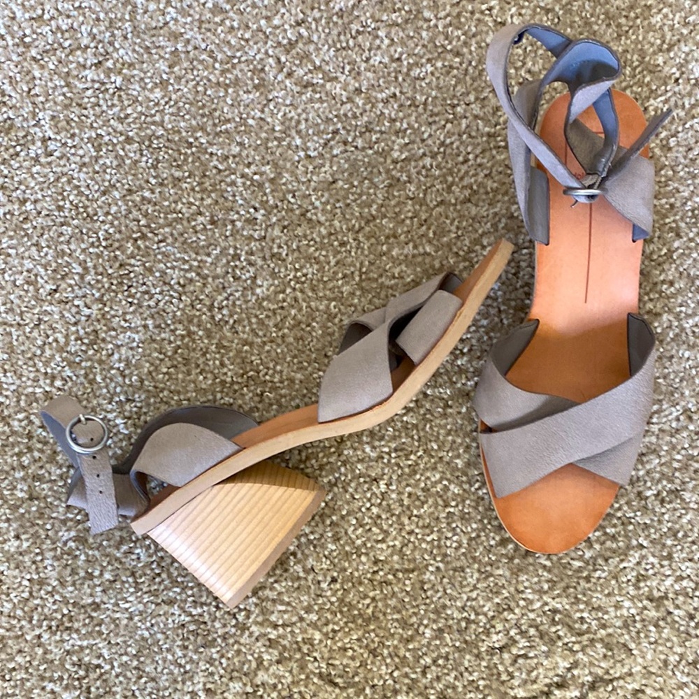 Dolce Vita Grey Chunky Heel